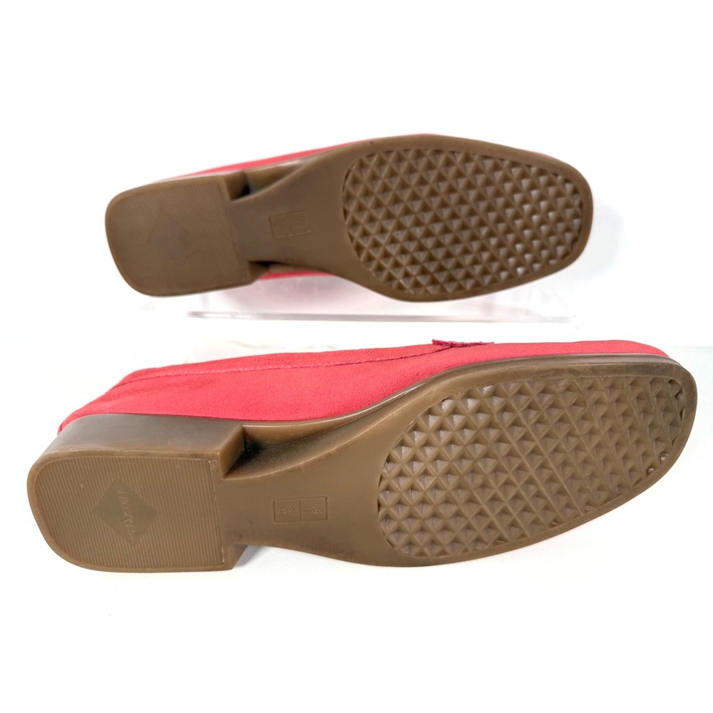 Aerosoles Seam Party Watermelon Suede Loafers Womens Size 11B w/Box - Picture 10 of 12